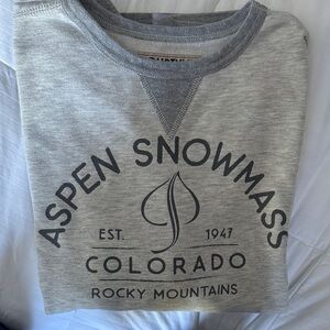 Aspen Snowmass Gray sweatshirt